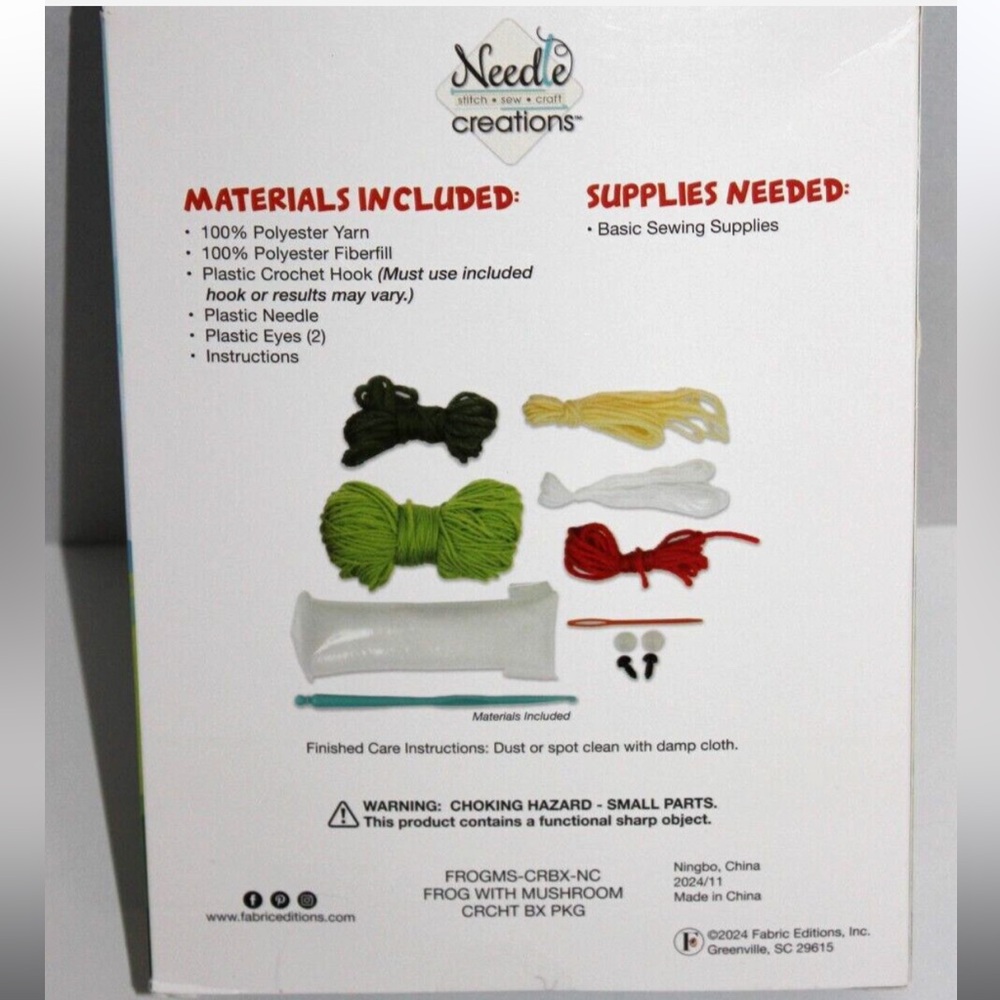 Complete Crochet Kit - Frog NEW - Picture 4 of 7
